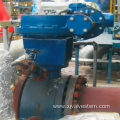 Four way anti coking ball valve